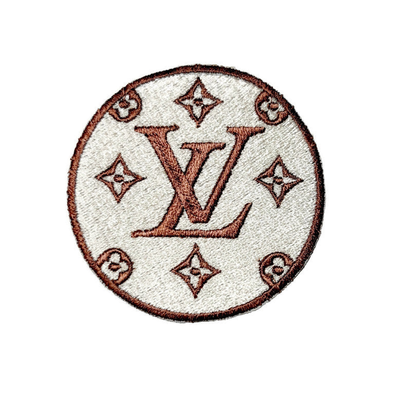 Contemporary Fashion Badge Iron On Patch LV Embroidered