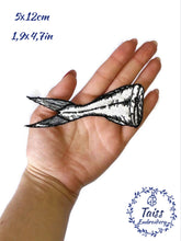 Load image into Gallery viewer, Fishtail, Orca Whale,  Dolphin patch, embroidery iron on patch