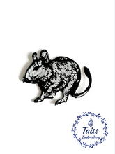Load image into Gallery viewer, Rat patch • Punk Possum • Goth patch • Mouse • Wild possum patch • opossum