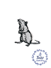 Load image into Gallery viewer, Rat patch, Punk Possum, Goth patch, Mouse