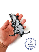 Load image into Gallery viewer, Rat patch, Punk Possum, Goth patch, Mouse