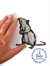 Load image into Gallery viewer, Rat patch, Punk Possum, Goth patch, Mouse