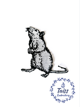 Load image into Gallery viewer, Rat patch, Punk Possum, Goth patch, Mouse