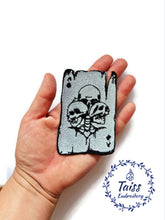 Load image into Gallery viewer, Playing card, Skull  Patch, Embroidered iron on