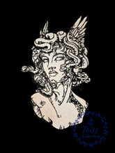 Load image into Gallery viewer, Gorgon Medusa, large iron on embroidered patch, Big size