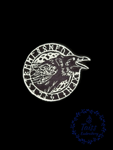 Load image into Gallery viewer, Raven • Ravens • Viking patch • goth patch