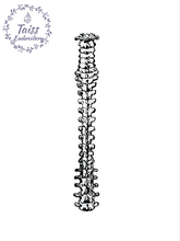 Load image into Gallery viewer, Back Patch 56cm/22in • Spine Large natural size • Patch bone • iron-on • Horror patch • Punk patch • Goth patch • patch for Jacket