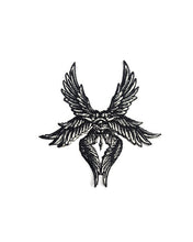 Load image into Gallery viewer, Seraphim Angel Patch Iron On Biblical Four Winged Angel Embroidered Patches for Battle Jacket Gothic Clothing Occult Tattoo Eye Badge Vest
