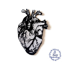 Load image into Gallery viewer, Anatomical heart patch,  Large goth patch