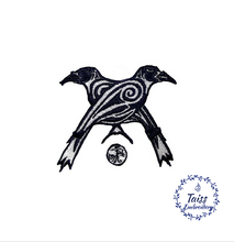 Load image into Gallery viewer, Celtic Ravens • Huginn & Muninn Odin's Ravens • Viking patch