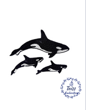 Load image into Gallery viewer, Orca Whale • Ocean patch Set 3p