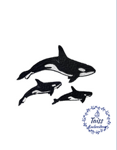 Load image into Gallery viewer, Orca Whale • Ocean patch Set 3p