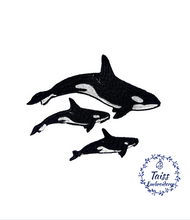 Load image into Gallery viewer, Orca Whale • Ocean patch Set 3p