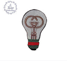 Load image into Gallery viewer, Lamp patch, disigner patch Large Iron on patch