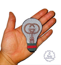 Load image into Gallery viewer, Lamp patch, disigner patch Large Iron on patch