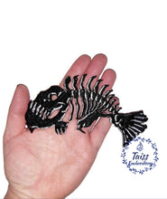 Load image into Gallery viewer, Fish Bone, goth patch