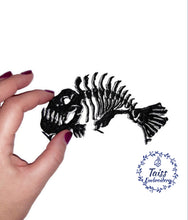 Load image into Gallery viewer, Fish Bone, goth patch