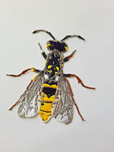 Load image into Gallery viewer, Bumblebee patch, embroidered Iron on patch, large patch