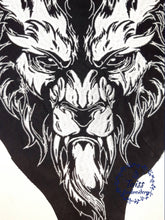 Load image into Gallery viewer, Demon patch • Punk back patch