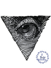 Load image into Gallery viewer, Third Eye of Providence • gothik large iron on patch