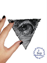 Load image into Gallery viewer, Third Eye of Providence • gothik large iron on patch