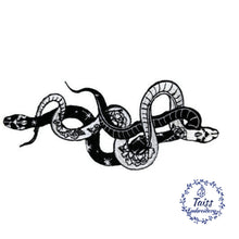 Load image into Gallery viewer, Black and white snake patch