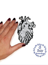Load image into Gallery viewer, Anatomical heart patch, goth patch