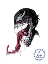 Load image into Gallery viewer, Venom patch ,Large cosplay patches for jackets, Large  embroidered patches , Back patch.