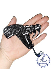 Load image into Gallery viewer, Black Snake Large Back Patch