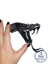Load image into Gallery viewer, Black Snake Large Back Patch