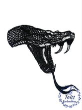 Load image into Gallery viewer, Black Snake Large Back Patch