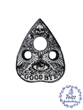Load image into Gallery viewer, Ouija Planchette • Gothic Large Iron On Embroidered Patch •
