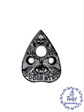 Load image into Gallery viewer, Ouija Planchette • Gothic Large Iron On Embroidered Patch •