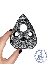 Load image into Gallery viewer, Ouija Planchette • Gothic Large Iron On Embroidered Patch •