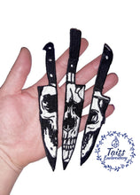 Load image into Gallery viewer, Knife Patch • skeleton patch • Set of 3 p