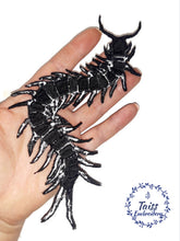 Load image into Gallery viewer, Centipede patch, Horror punk patch