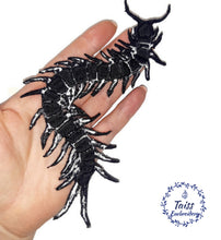 Load image into Gallery viewer, Centipede patch, Horror punk patch
