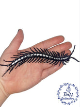 Load image into Gallery viewer, Centipede patch, embroidered iron on patch