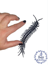 Load image into Gallery viewer, Centipede patch, embroidered iron on patch