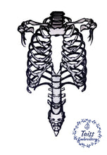 Load image into Gallery viewer, Spine Back Patch,Skeleton