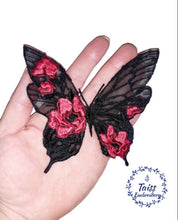Load image into Gallery viewer, Black butterfly, Moth, Insect patch