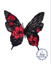 Load image into Gallery viewer, Black butterfly, Moth, Insect patch