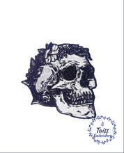Load image into Gallery viewer, Skeleton Patch, Skull with flowers