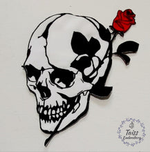 Load image into Gallery viewer, Skeleton Patch, Reaper back patch, Large Skull Backpatch,, Goth Patch, Motorcycle Patches, Biker Patch