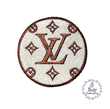 Load image into Gallery viewer, Designer patch, Embroidered iron on patch.