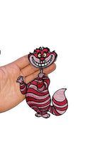 Load image into Gallery viewer, Cheshire cat • Alice in Wonderland • Large iron-on patch for jacket