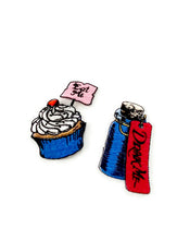 Load image into Gallery viewer, Eat me, drink me. Set 2 p. Alice Wonderland