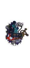 Load image into Gallery viewer, Caterpillar on mushroom. Alice in wonderland patch