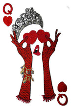 Load image into Gallery viewer, Heart patch, Queen patch , Crown patch