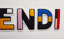 Load image into Gallery viewer, Logo 3d. Embroidered Patch, emblem . Iron on, Embroidery patch,  large patch